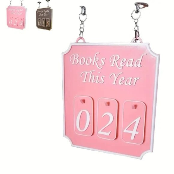 Pink Book Tracker Sign - Picture 4 of 6